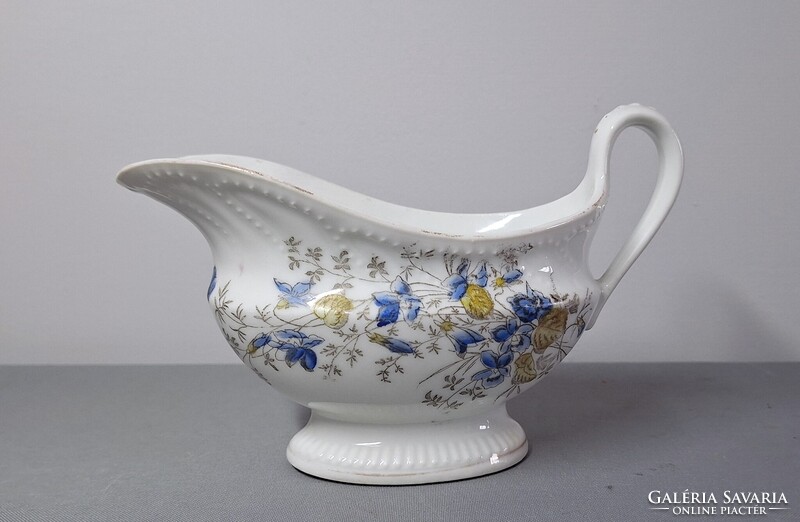Gyöngyös ibolya mintás Grünwald Mór porcelán kiöntő