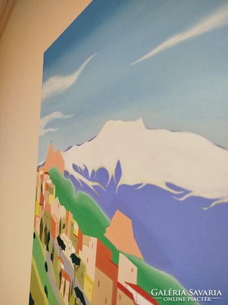 Szicília - Cesaró (50x70 cm - olajfestmény)