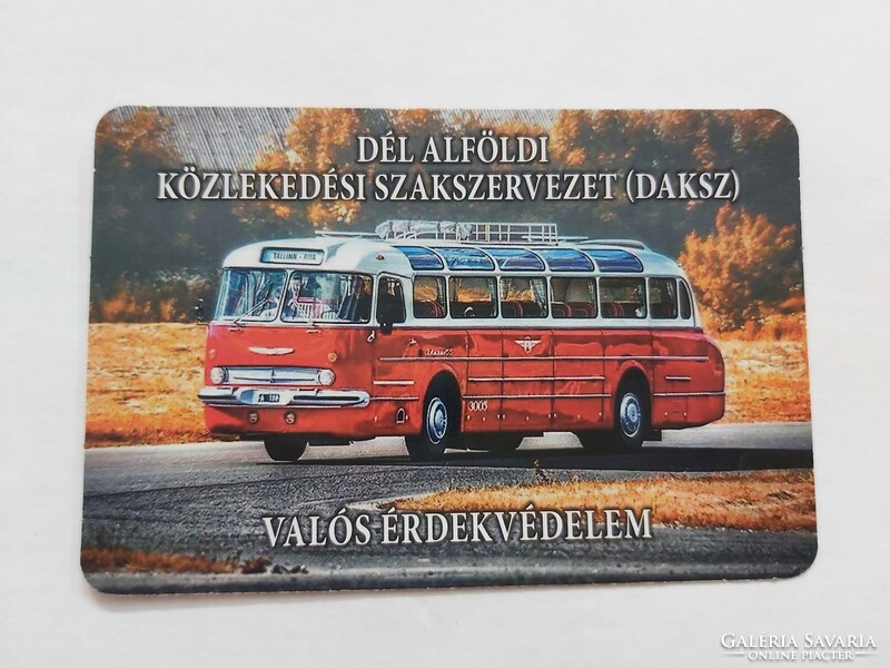 DÉL ALFÖLDI KÖZLEKEDÉSI SZAKSZERVEZET - DAKSZ Békéscsaba kártyanaptár 2023 - IKARUS 66 busz