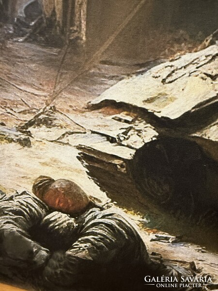 Zsigmond István - “Háborús történet” digitális festmény