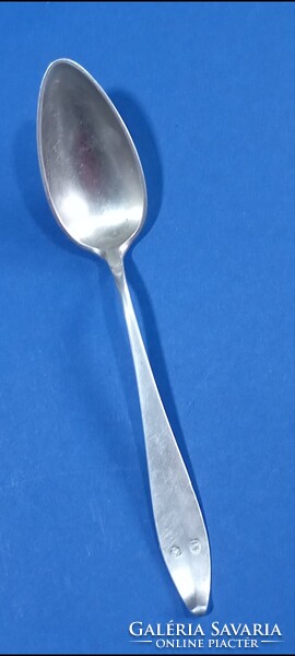 Antik monogramos 13 latos ezüst evőkanál 1817 J.M mesterjeggyel  Nagyvárad  74g