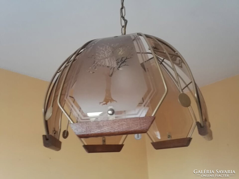Kopasz fa mintázatú mennyezeti lámpa