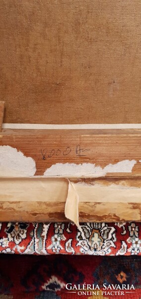 Fényes Adolf  1867 - 1945. Nagyon szépen megfestett tájkép. Olaj-vászon. 62x50cm kerettel.