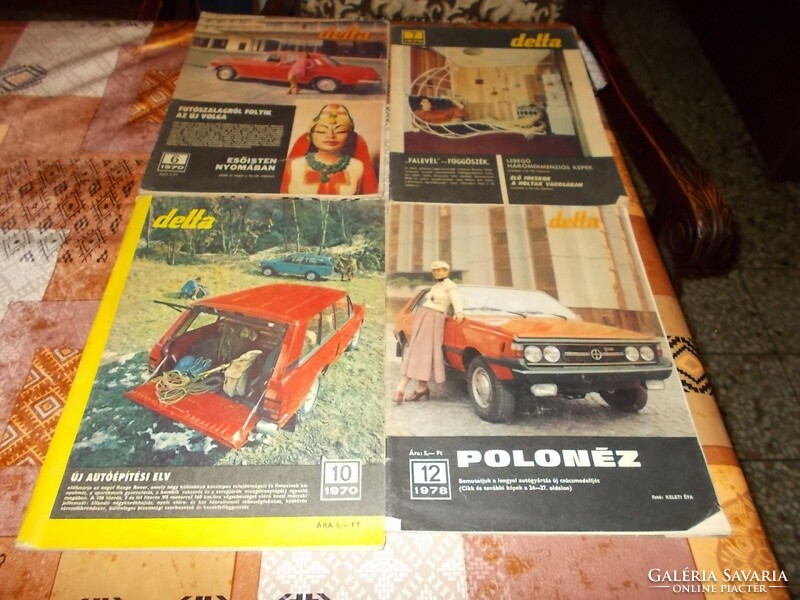 4-drb Delta újság 1970-es 3-drb és 1978-as 1-drb