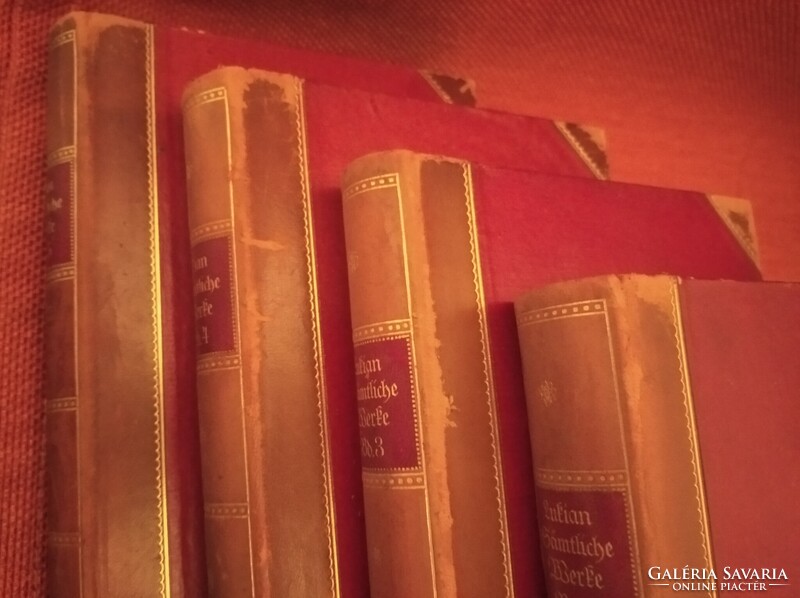 Az ókor klasszikusai, német nyelvű sorozat 9 kötete. 1911-es kiadás.