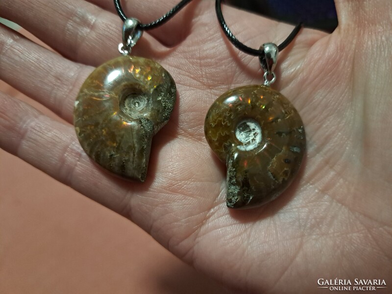 Kuriózum! Madagaszkári ammonitesz medálok