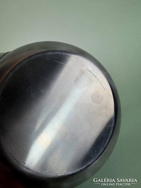 Zani olasz rozsdamentes acél teaszett – modernista forma, 18/10 inox