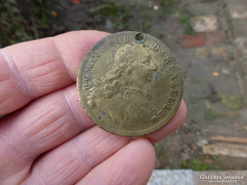 Miksa József tallér korabeli hamisítványa