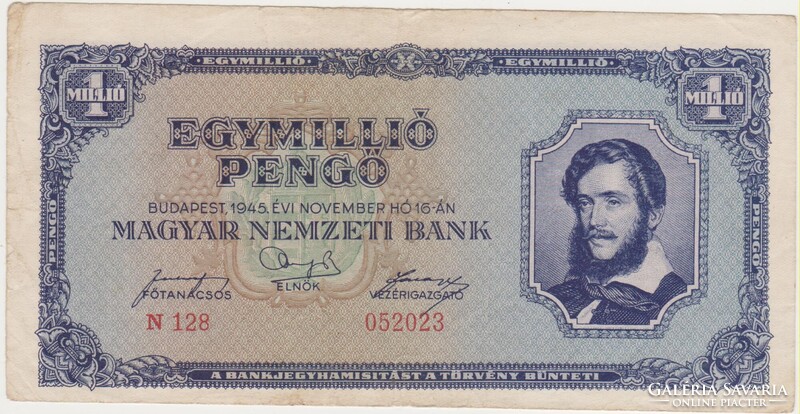 Magyarország 1000000 pengő 1945 G
