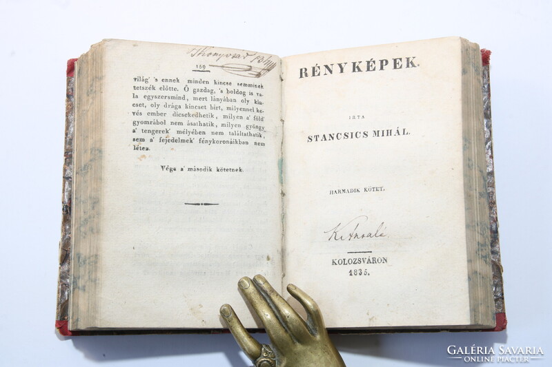 1835 - Táncsics Mihály Rényképek I-II-III kötet. Teljes példány Rendkívül ritka könyv !!