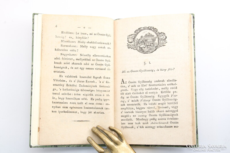 1818 Miskolc - Török Damascén - Az önnön gyilkosságról Ritka példány szép állapotban !!