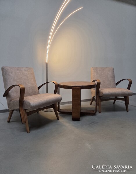 2 db felújított František Jirák art deco fotel