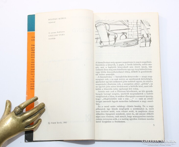 Dedikált - Fekete István - Csend - Első kiadás Szép állapotban !!