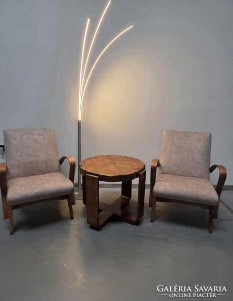2 db felújított František Jirák art deco fotel