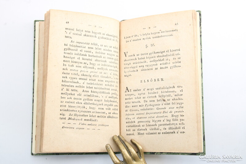 1818 Miskolc - Török Damascén - Az önnön gyilkosságról Ritka példány szép állapotban !!