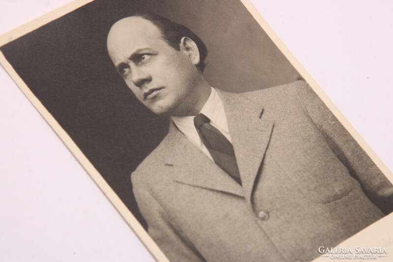 Tamási Áron író eredeti fényképe 1942 körül Kolozsvár Ritka darab!