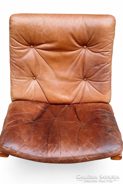 Jelzett Ingmar Relling a Westnofa számára készült vintage "Siesta" fotel pár.