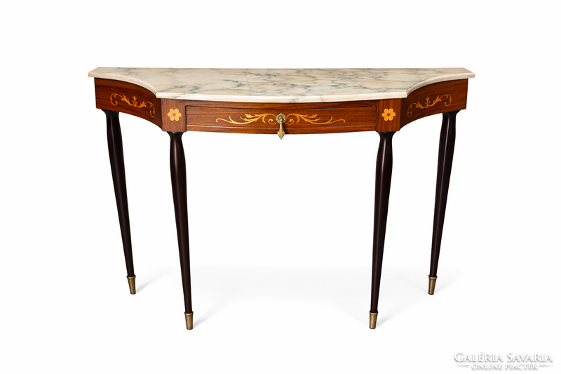 Olasz demi-lune konzolasztal