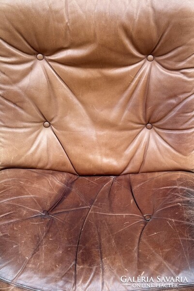 Jelzett Ingmar Relling a Westnofa számára készült vintage "Siesta" fotel pár.