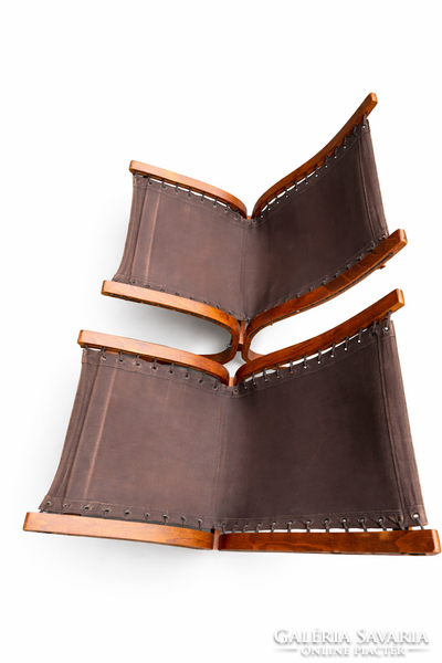 Jelzett Ingmar Relling a Westnofa számára készült vintage "Siesta" fotel pár.