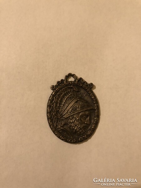 Zutt Richárd: Ajax (Mars) portréja – Ritka art deco plakett / medál (1930)