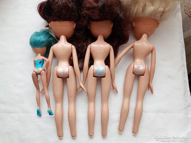 Baba 06 - játékbaba vegyes alkatrész műanyag vintage barbi barbie alak egyben