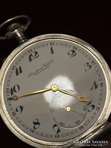 IWC Schaffhausen Ezüst /800/- as Antik /1900/- as évek Zsebóra