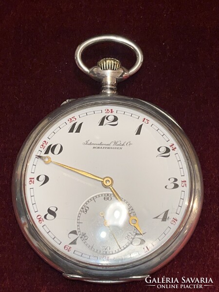 IWC Schaffhausen Ezüst /800/- as Antik /1900/- as évek Zsebóra