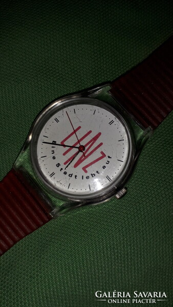 Retro német LINZ quartz kvarcóra nem tesztelt a képek szerint