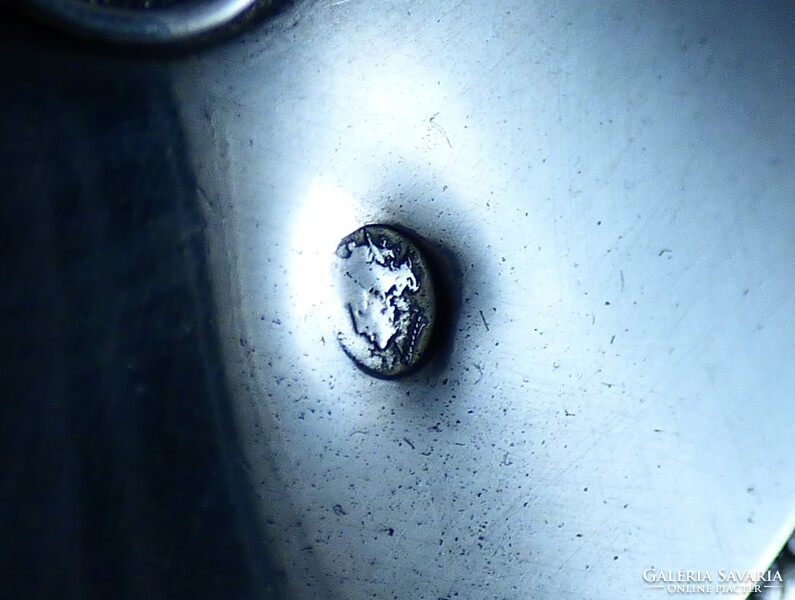 NAGYON SZÉP, ANTIK EZÜST KAVIÁRTARTÓ, PÁRIZS, CA. 1820!!!