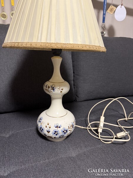 Zsolnay buzavirag lampa