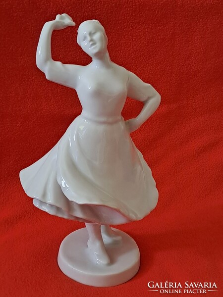 1 Ft-ról! Hibátlan Hollóházi csárdáskirálynő porcelán figura