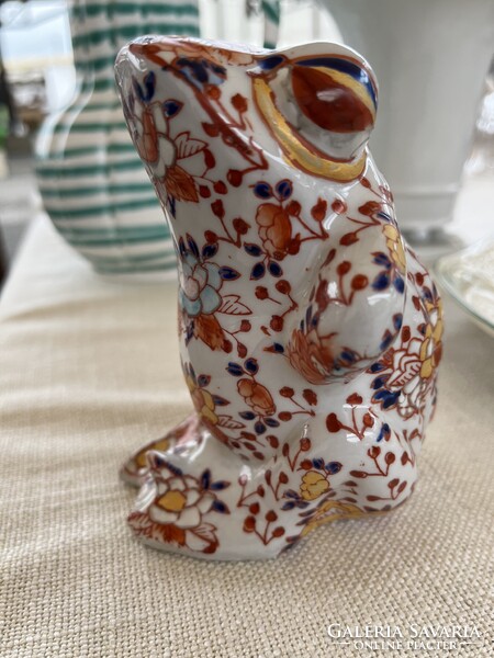 Antik Imari japán porcelán béka