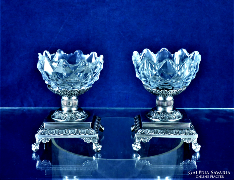 NAGYON SZÉP, ANTIK EZÜST FŰSZERTARTÓ, PÁRBAN, PÁRIZS, CA. 1820!!!