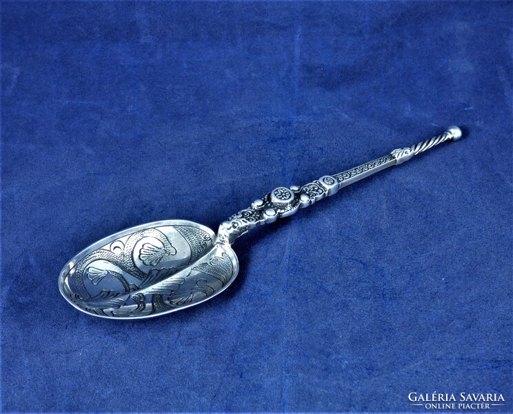 POMPÁS, ANTIK EZÜST KANÁL, LONDON, 1901!!!