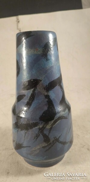 Art deco mázas kerámia váza 890