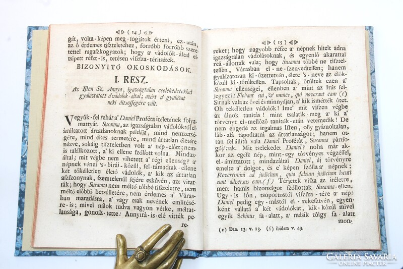 1769 - Telek József - Daniel törvény-széke Gyönyörű Binder rézmetszettel illusztrált ritka könyv !!