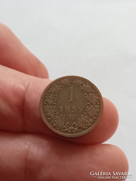 Ferenc József 1 krajcár, 1859 B (Körmöcbánya)