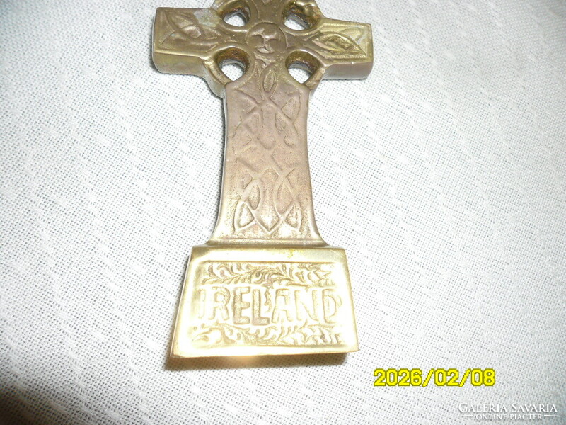 "CSODÁS" antik,  ortodox, réz kereszt, feszület.