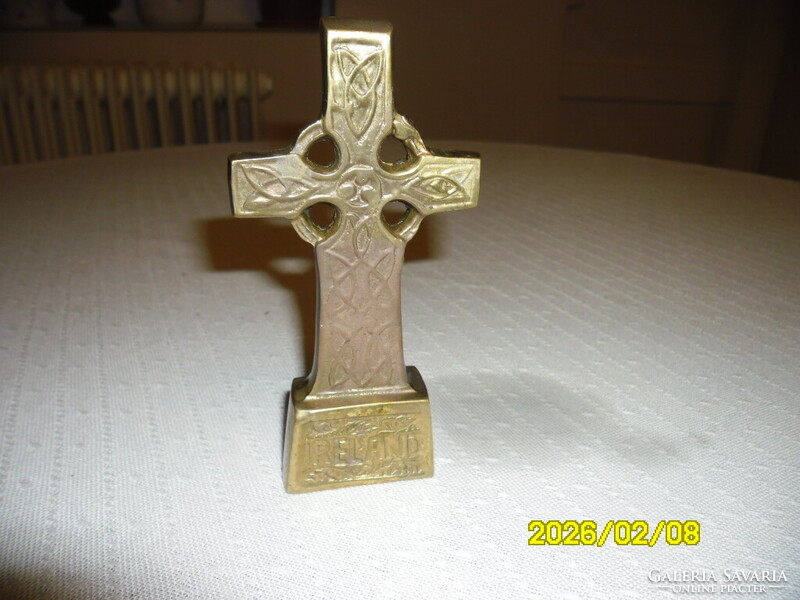 "CSODÁS" antik,  ortodox, réz kereszt, feszület.