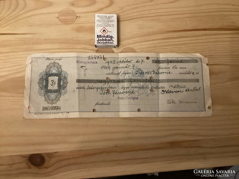 Váltó 1948-ból .