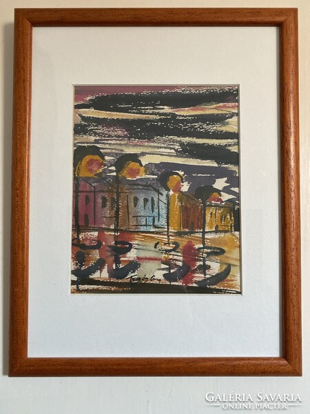 Tamás Ervin - Utca eső után .