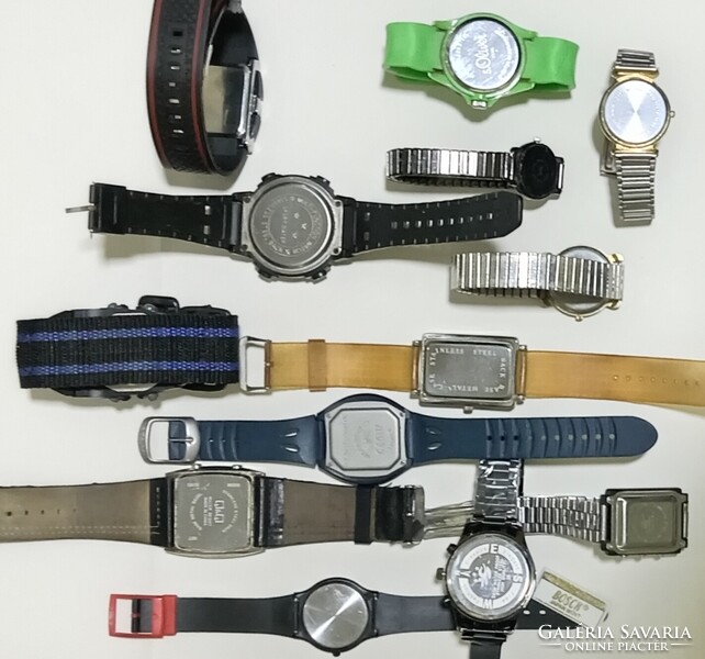 Készlet ürítés ! 13 db karóra Egyben! Ebből,-11db ana-Digi, és 2 db led karóra !Mind működik !