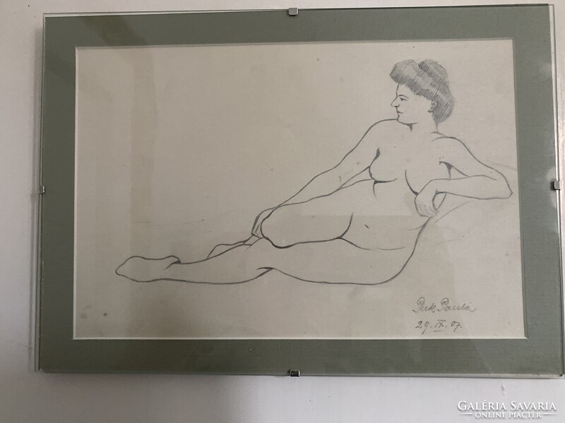 Peck Paula - Női akt 1907 .