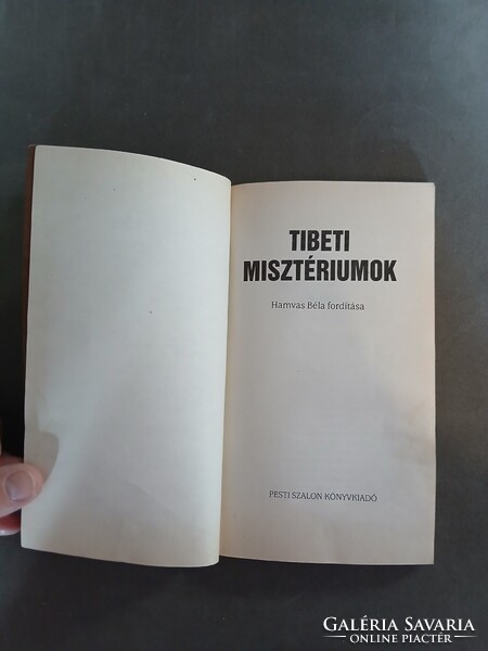 Hamvas Béla (ford.) - Tibeti misztériumok - Pesti szalon kiadó, 1990