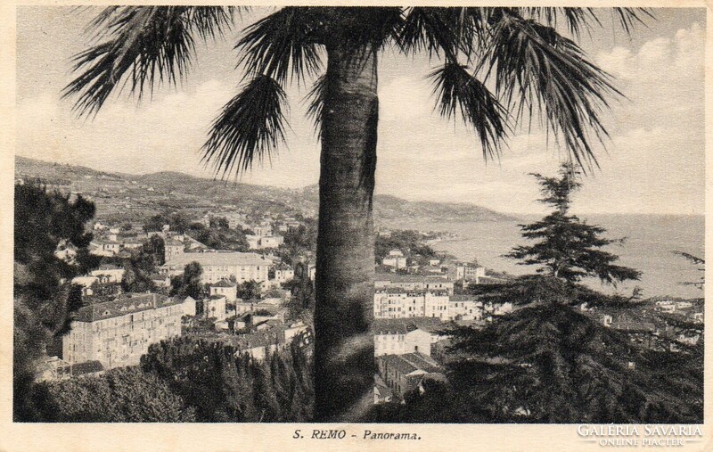 Képeslap: Olaszország, San Remo.