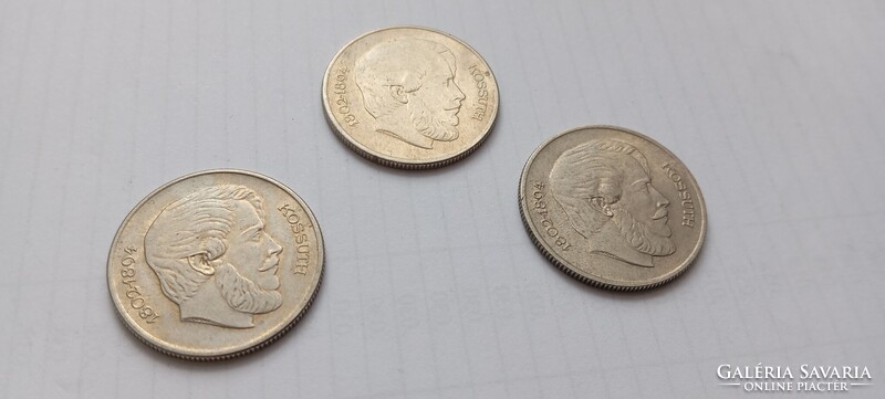 3 db 1967-es Kossuth 5 Forint, (2.)