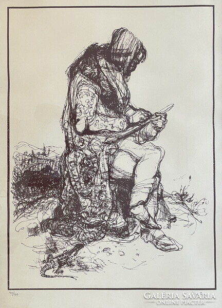 Martyn Ferenc (1899-1986): Táborban, 1980.