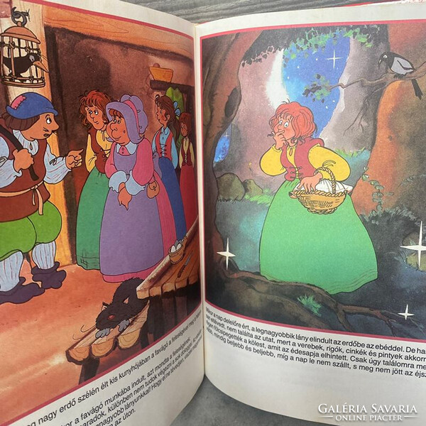 Grimm mesék: A Méhkirálynő, Babszem Jankó, Hetet egycsapásra, Az erdei házikó