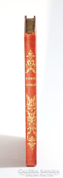 1860 - Kármán József - Kármán és M... [Markovich Miklósné] grófné levelei Dúsan aranyozott kötésben!